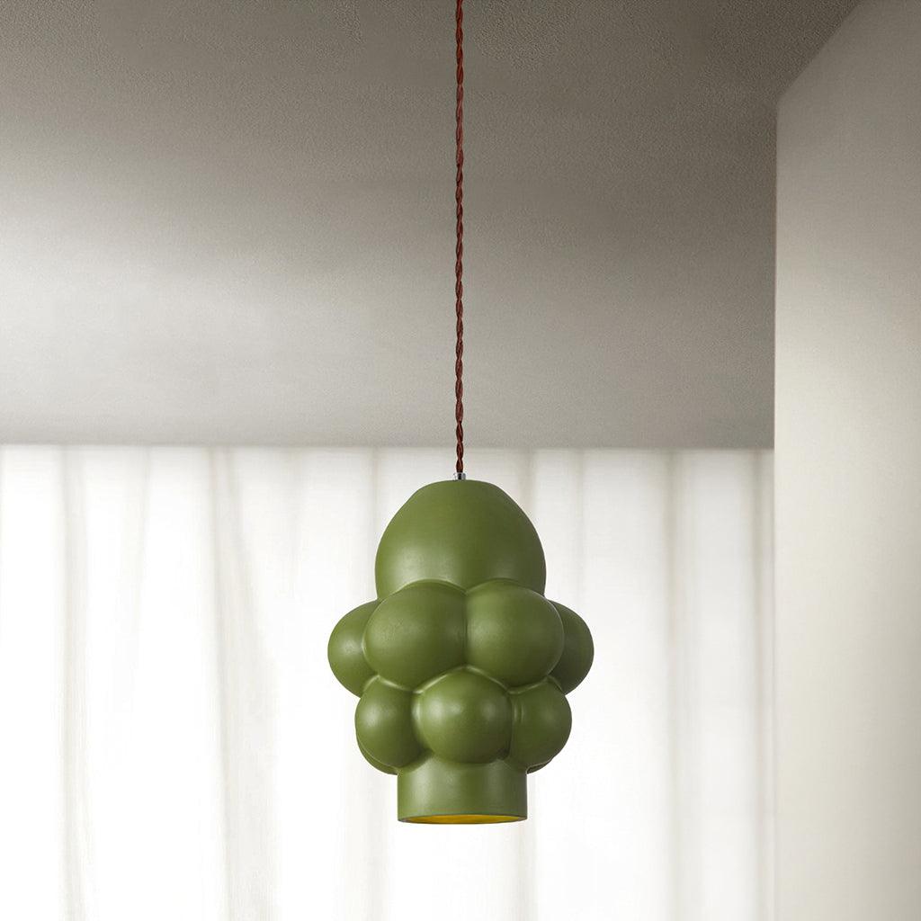 Resin Cream Pendant Lamp - Lumpaz