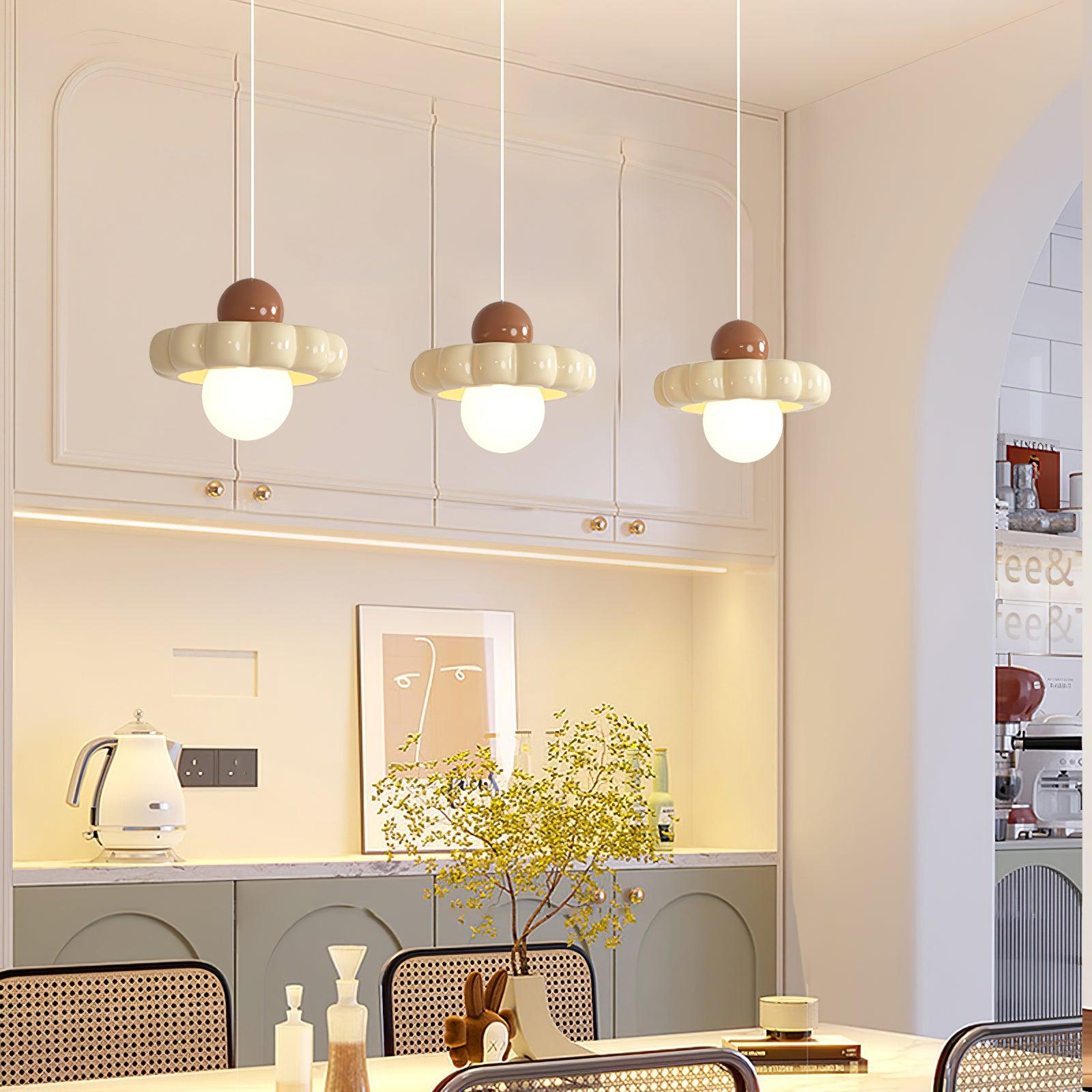 Cream Cloud Pendant Lamp - Lumpaz
