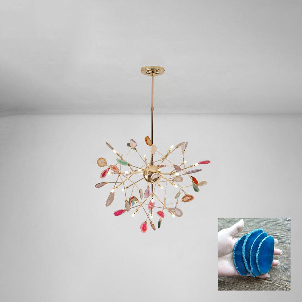 Agate Flake Chandelier - Lumpaz