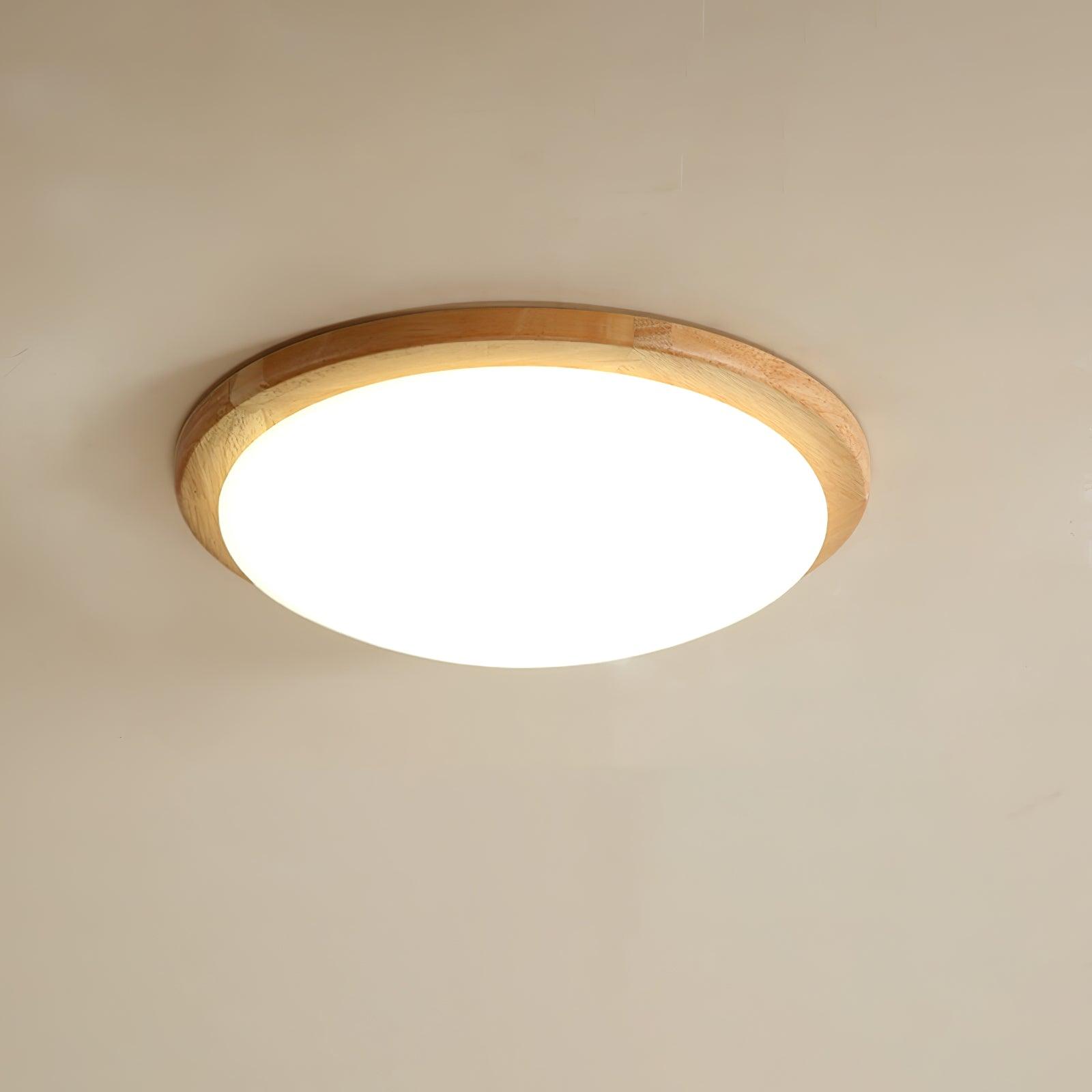 Drum Wood Ceiling Lamp - Lumpaz