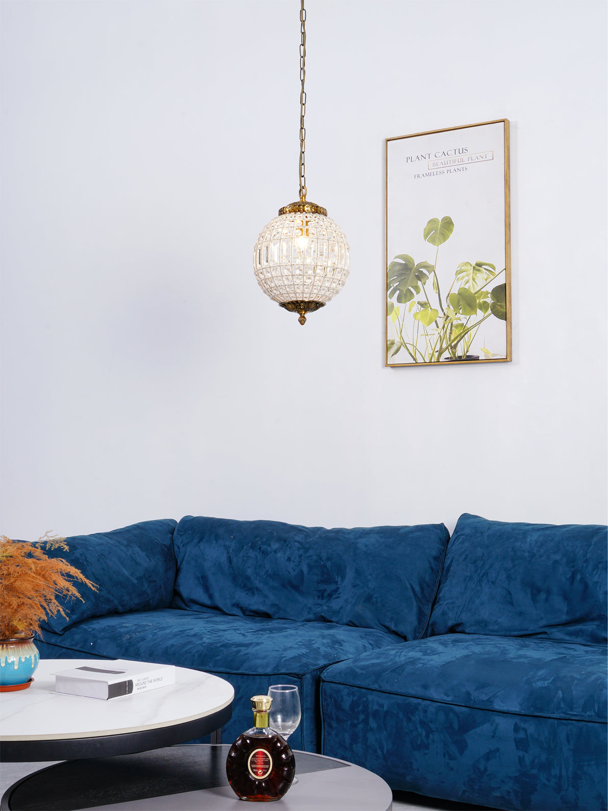Traditional Gold Globe Chandelier - Lumpaz