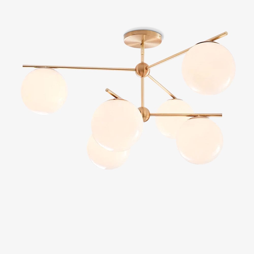 Sphere & Stem Chandelier - Lumpaz