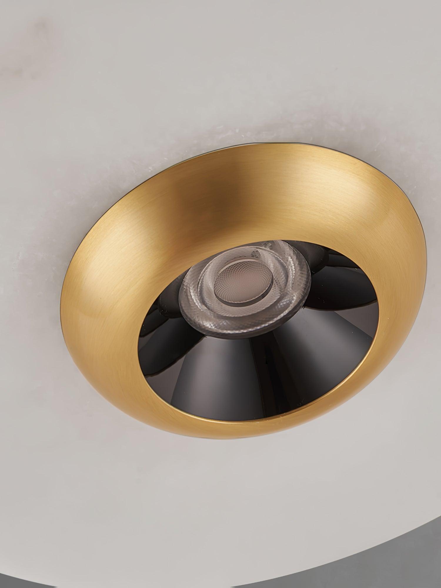 Flying Saucer Marble Pendant Lamp - Lumpaz