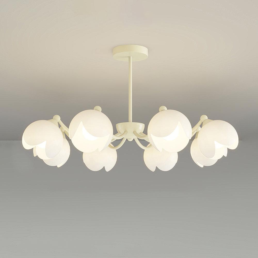 Murano Cream Chandelier - Lumpaz