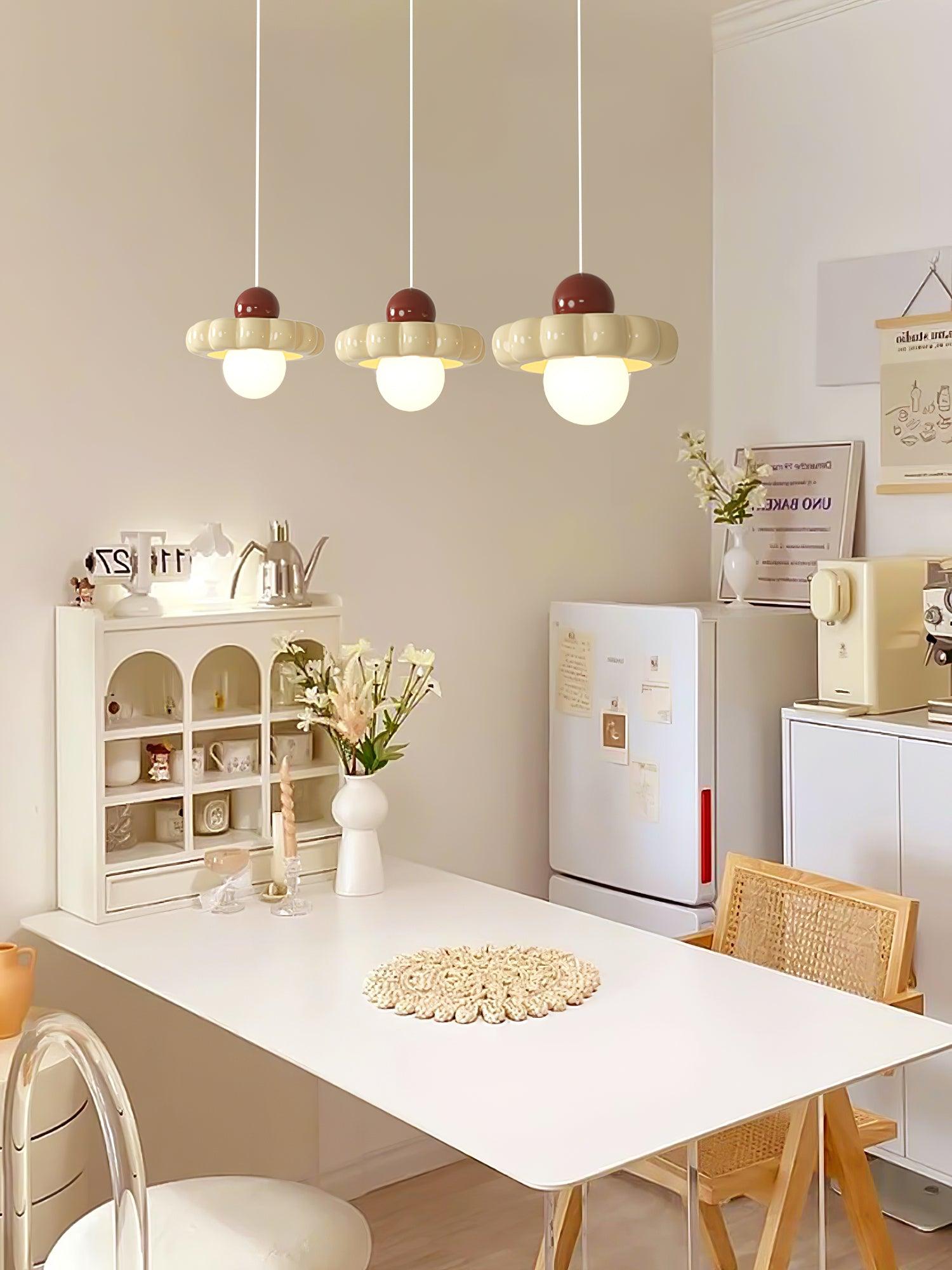Cream Cloud Pendant Lamp - Lumpaz