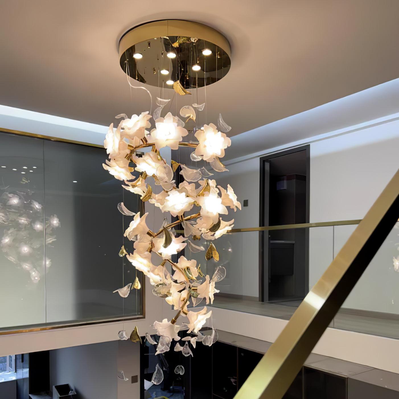 Flying Flowers Fluttering Chandelier - Lumpaz