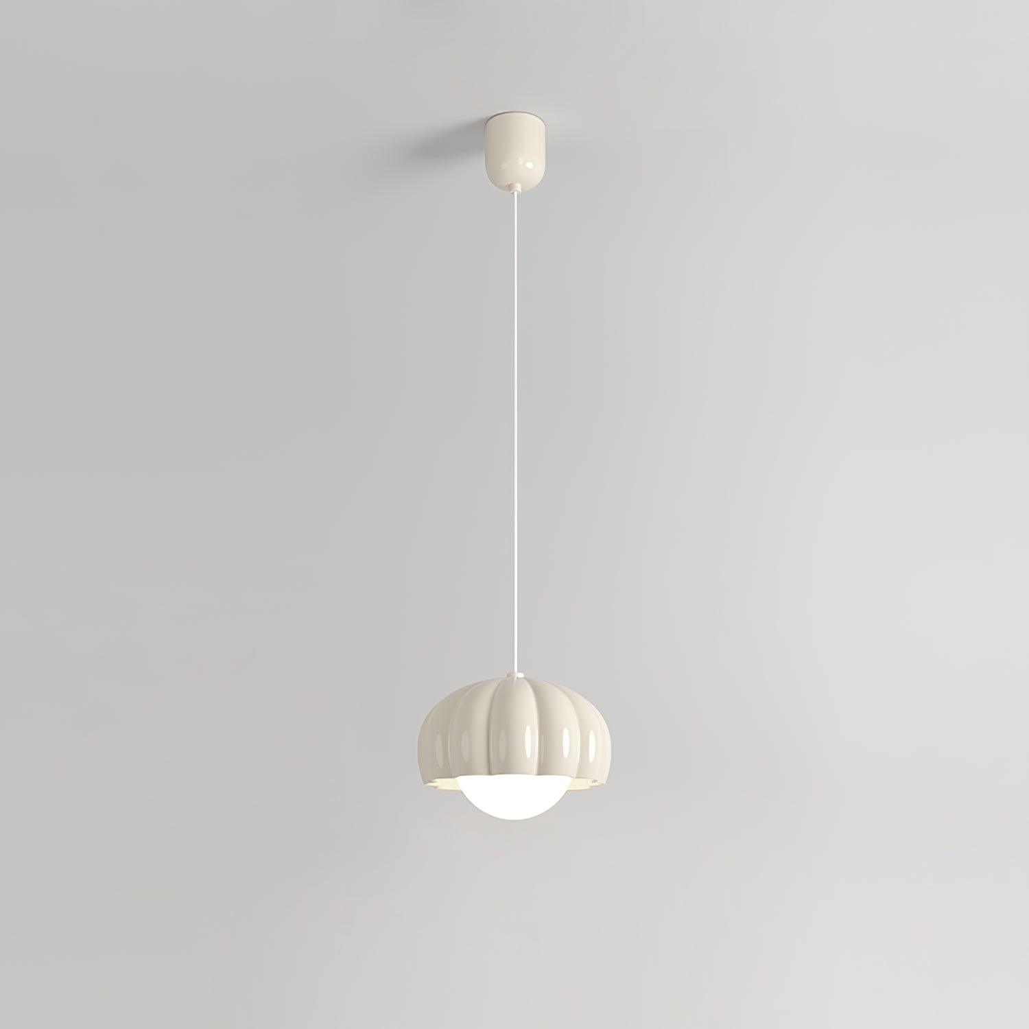 Creamy Pumpkin Pendant Light - Lumpaz