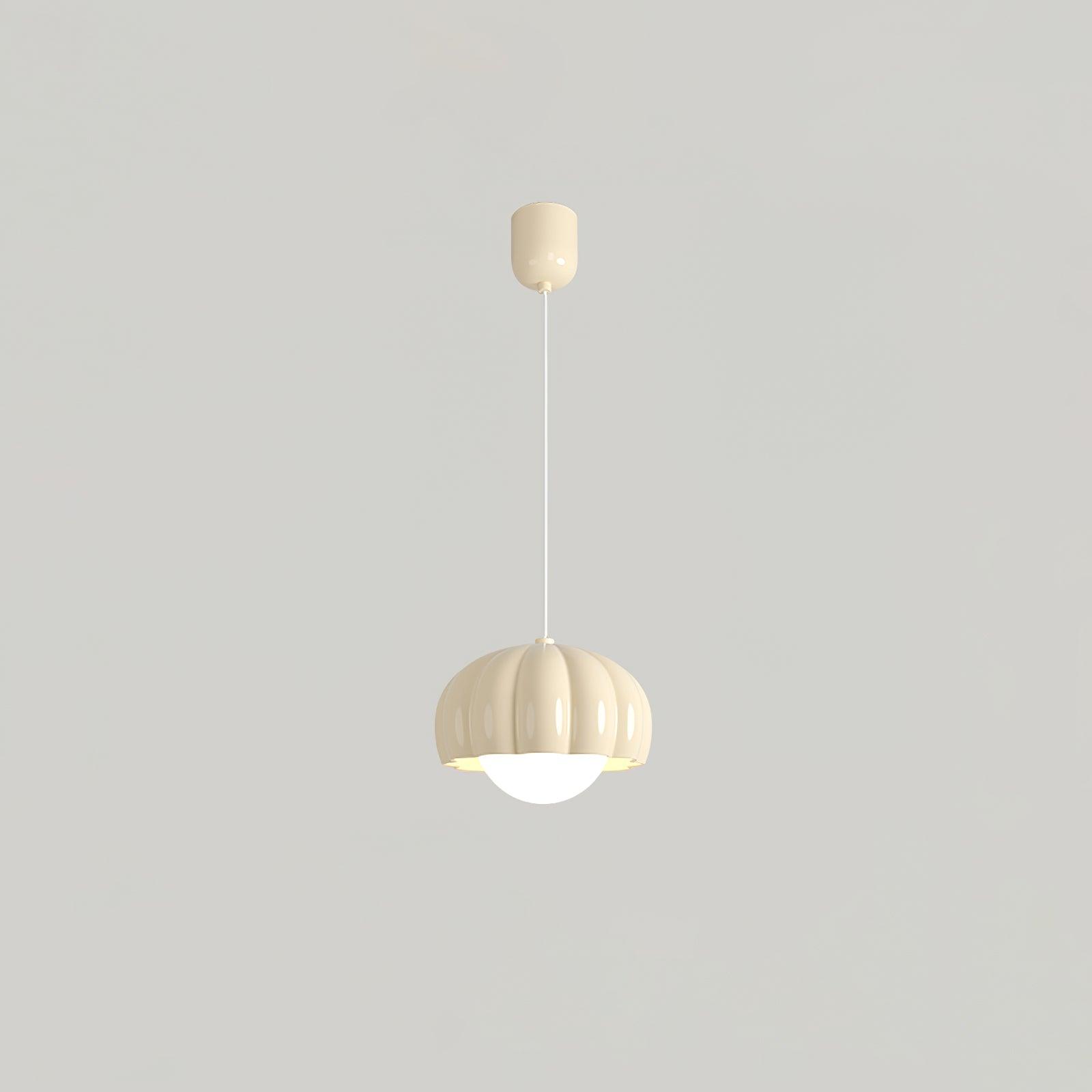 Creamy Pumpkin Pendant Light - Lumpaz