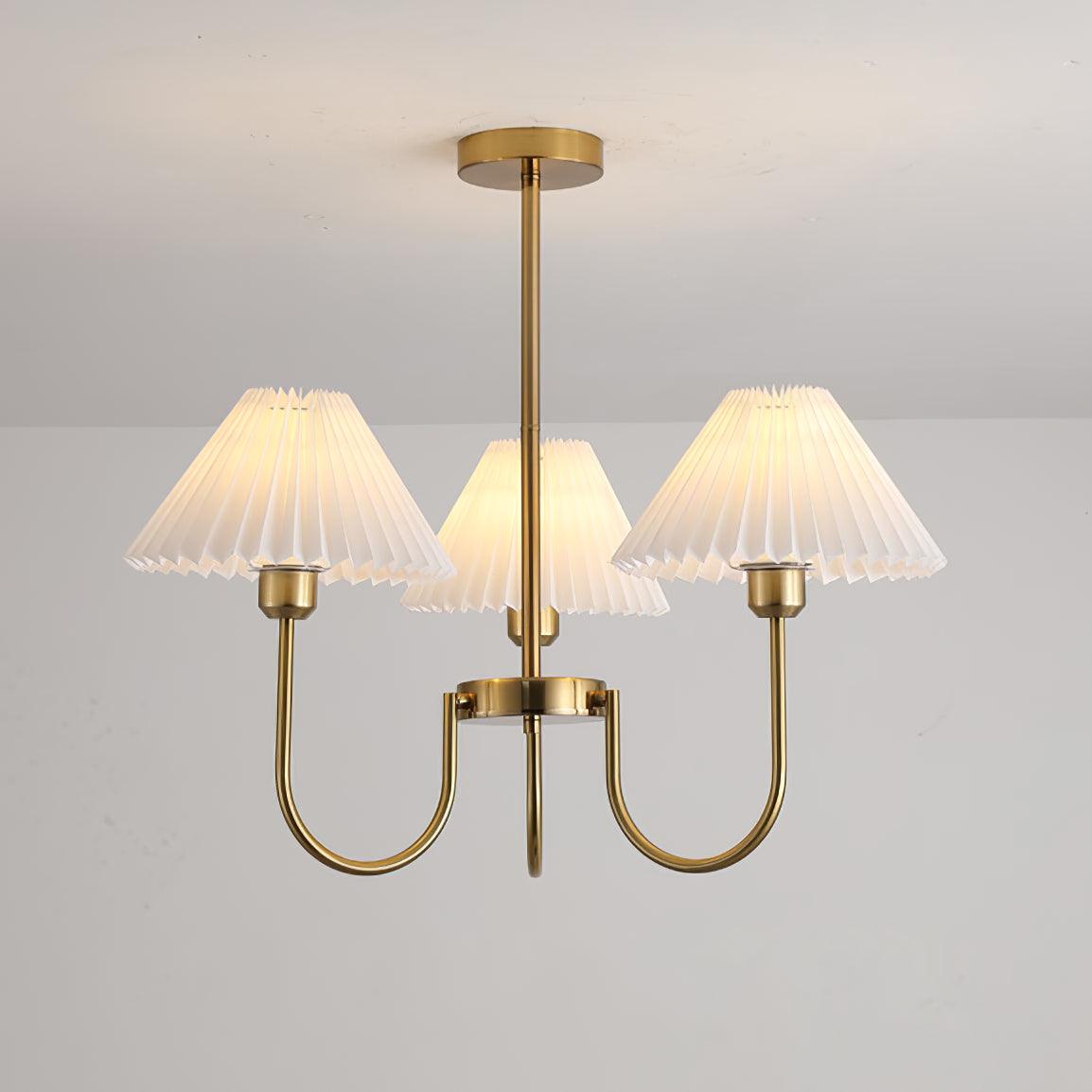 Lenore Pleated Chandelier - Lumpaz