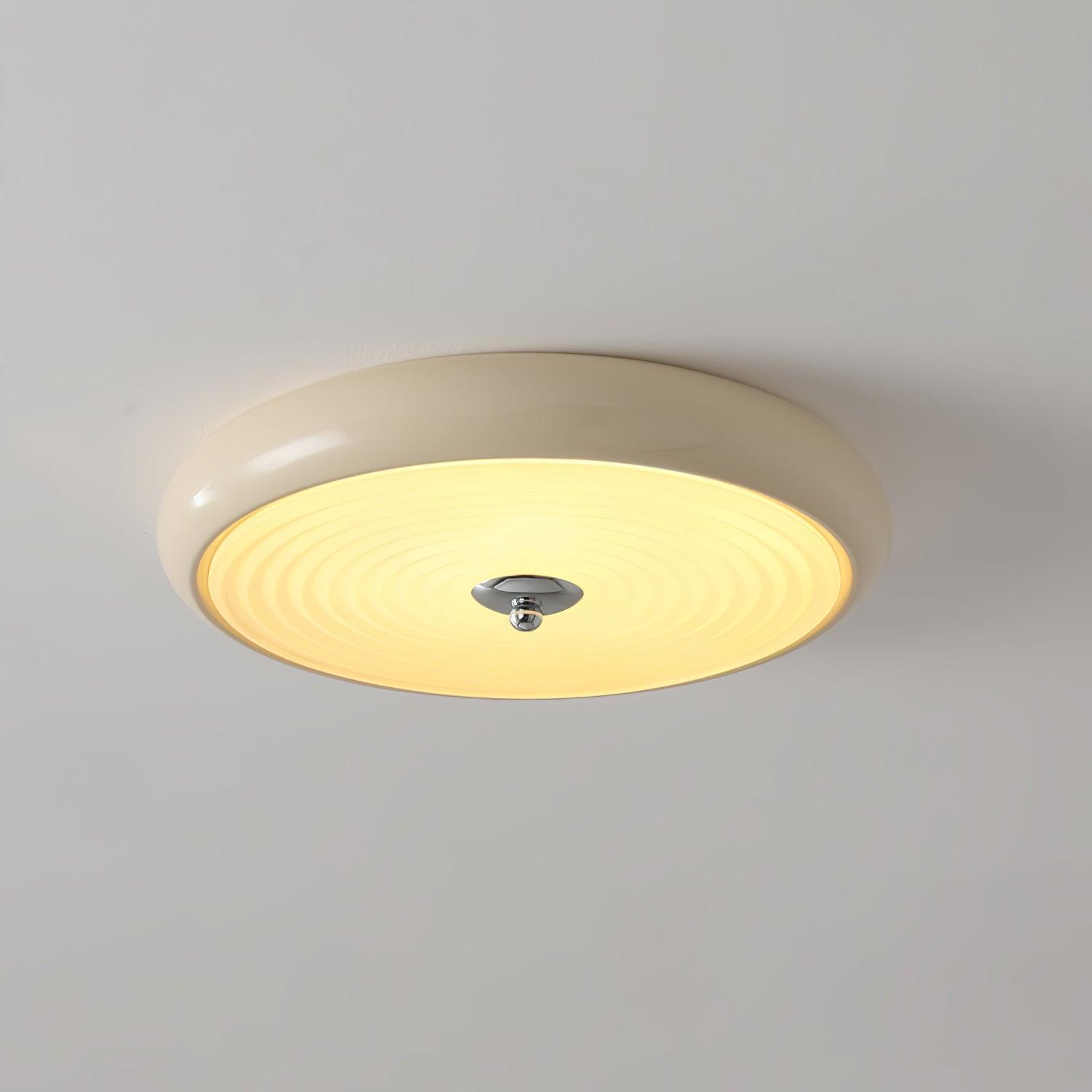 Ripple Cream Ceiling Lamp - Lumpaz