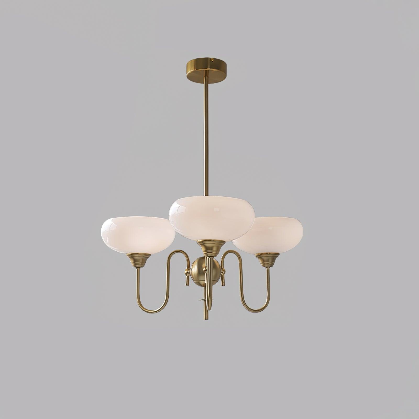 Creamy Persimmon Chandelier - Lumpaz