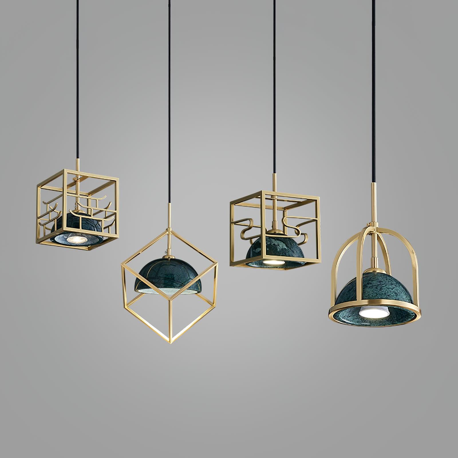 Lantern Square Pendant Lamp - Lumpaz