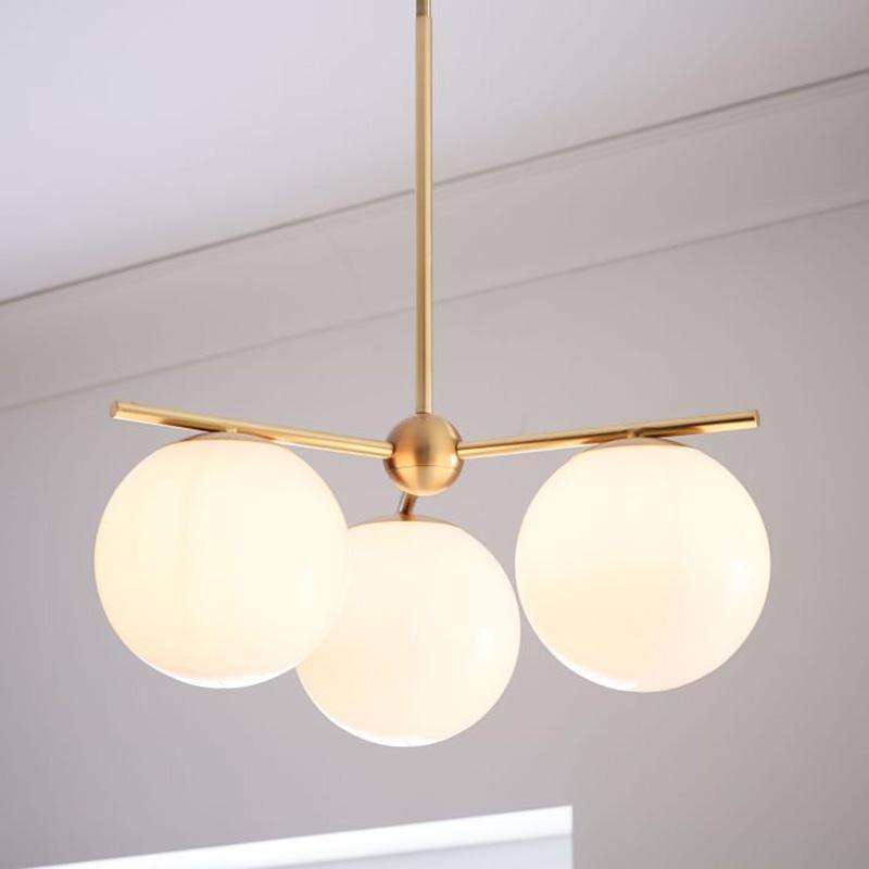 Sphere & Stem Chandelier - Lumpaz