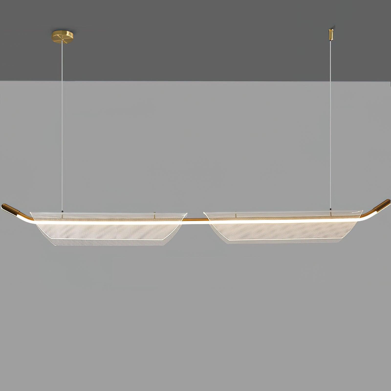 Two Boats Acrylic Pendant Light - Lumpaz