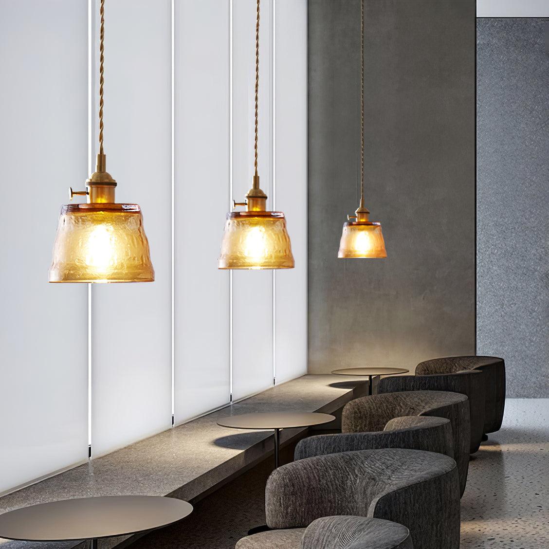 Glass Cup Pendant Lamp - Lumpaz