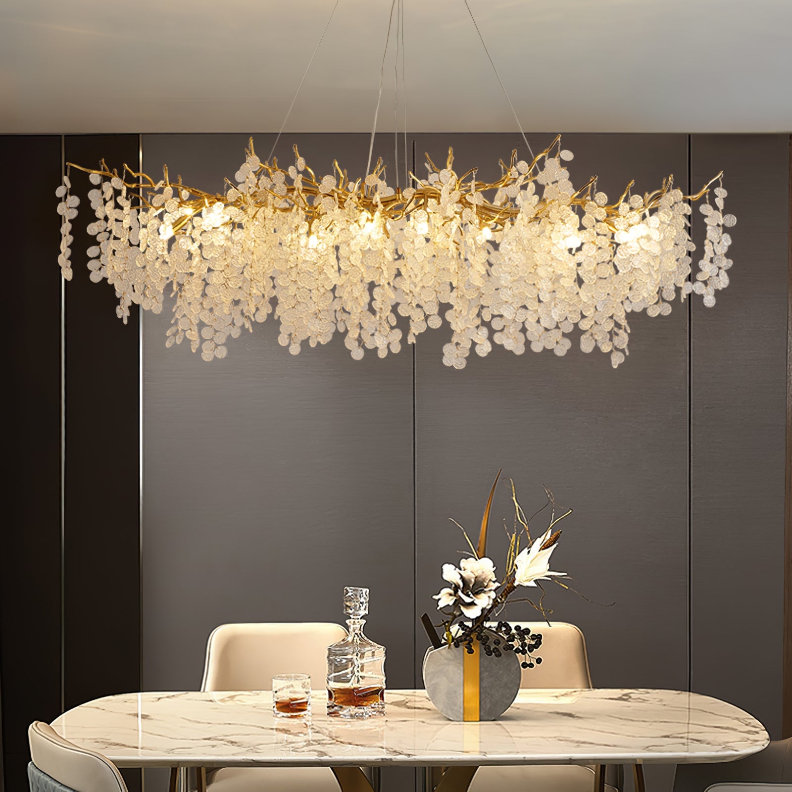 Shiro Noda Crystal Chandelier - Lumpaz