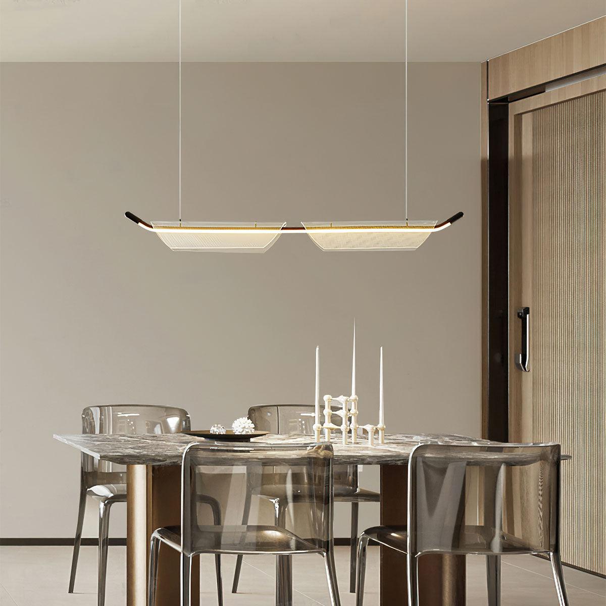 Two Boats Acrylic Pendant Light - Lumpaz