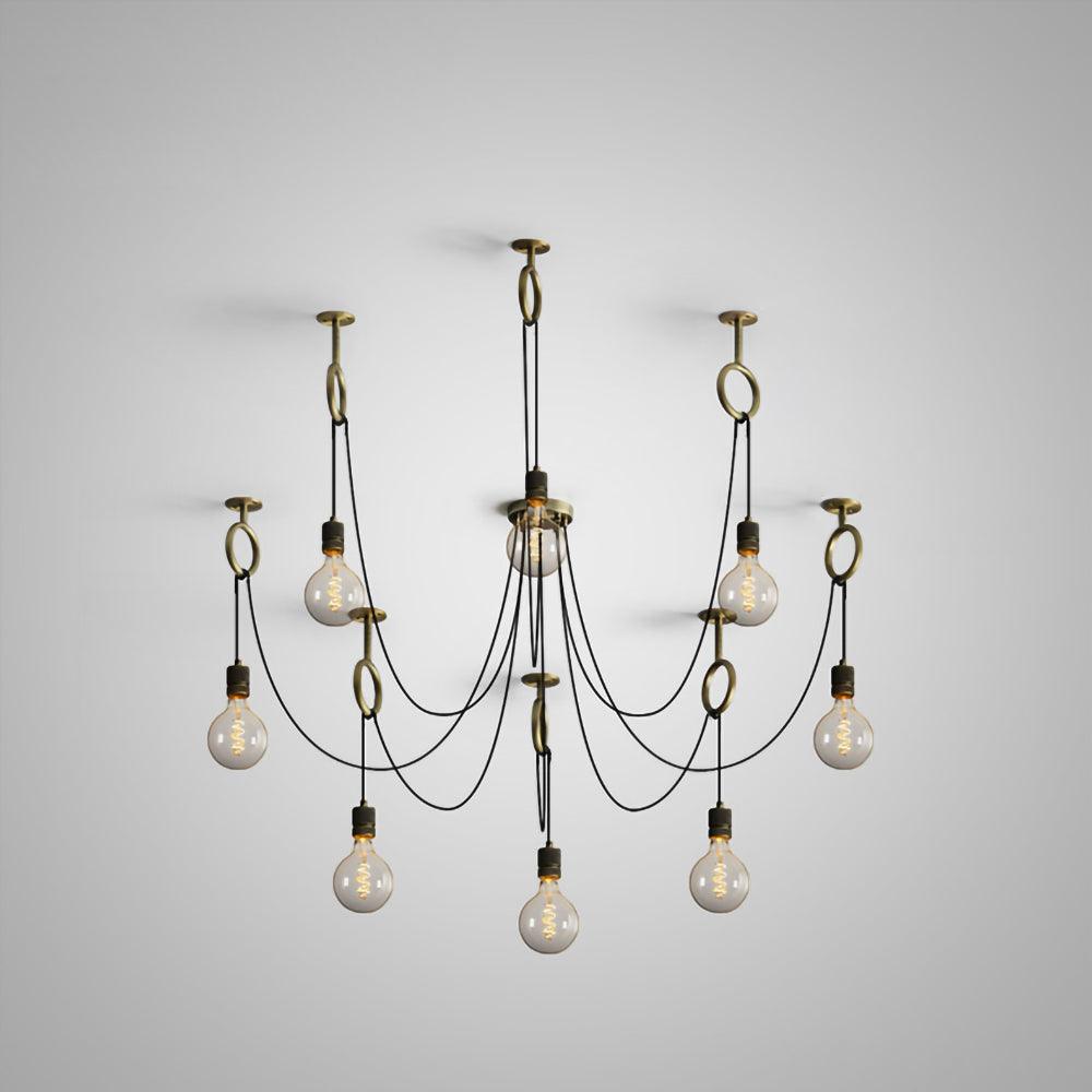 Industrial Spider Chandelier - Lumpaz