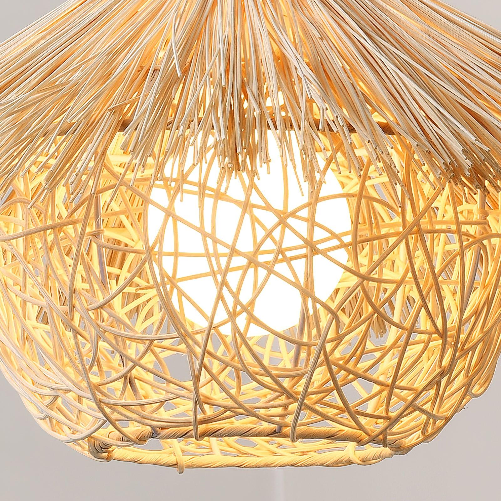 Straw Hat Pendant Light - Lumpaz