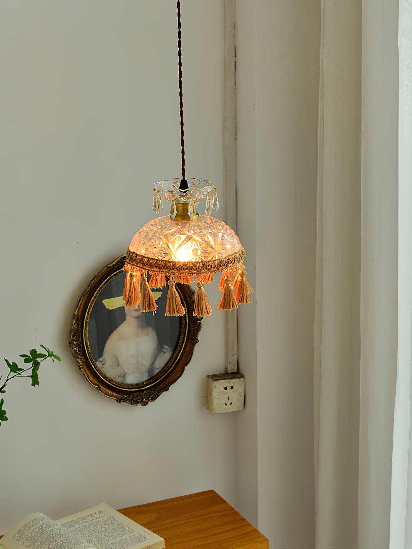 Bowl Tassel Pendant Light - Lumpaz