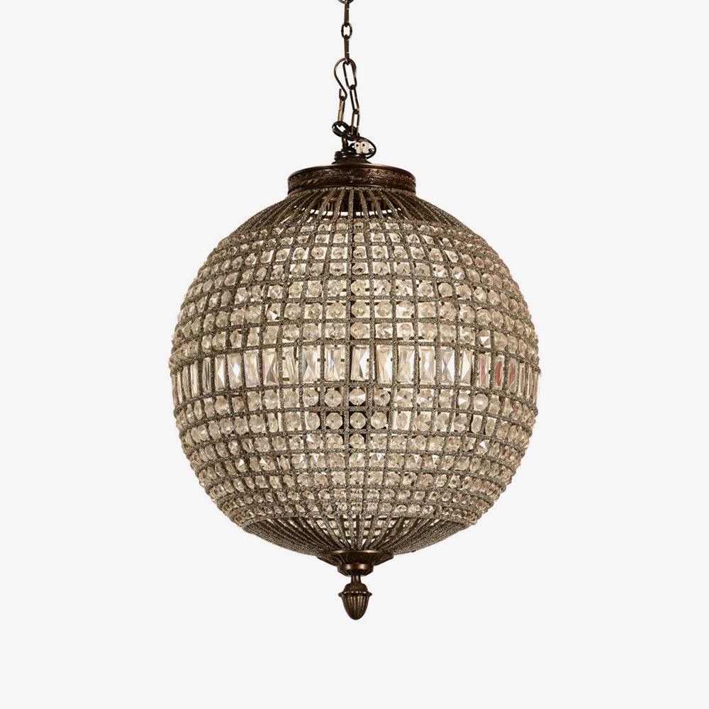 Traditional Gold Globe Chandelier - Lumpaz
