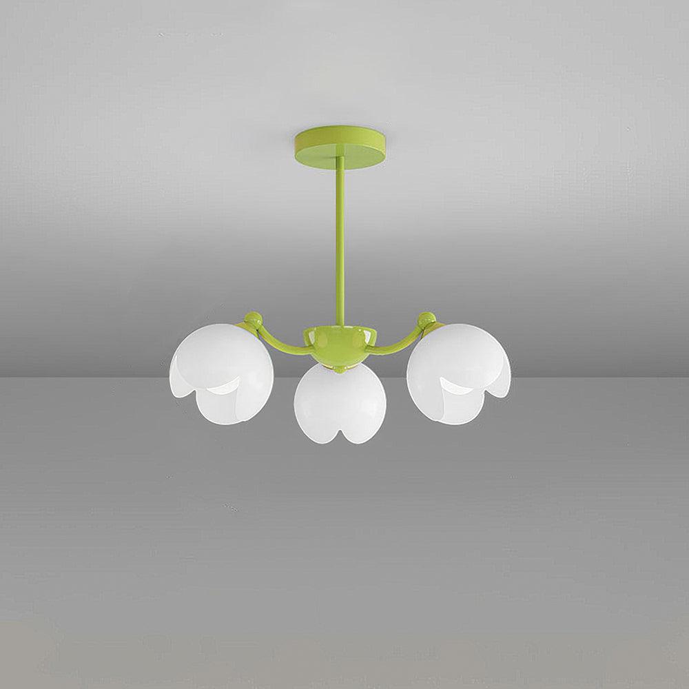 Murano Cream Chandelier - Lumpaz
