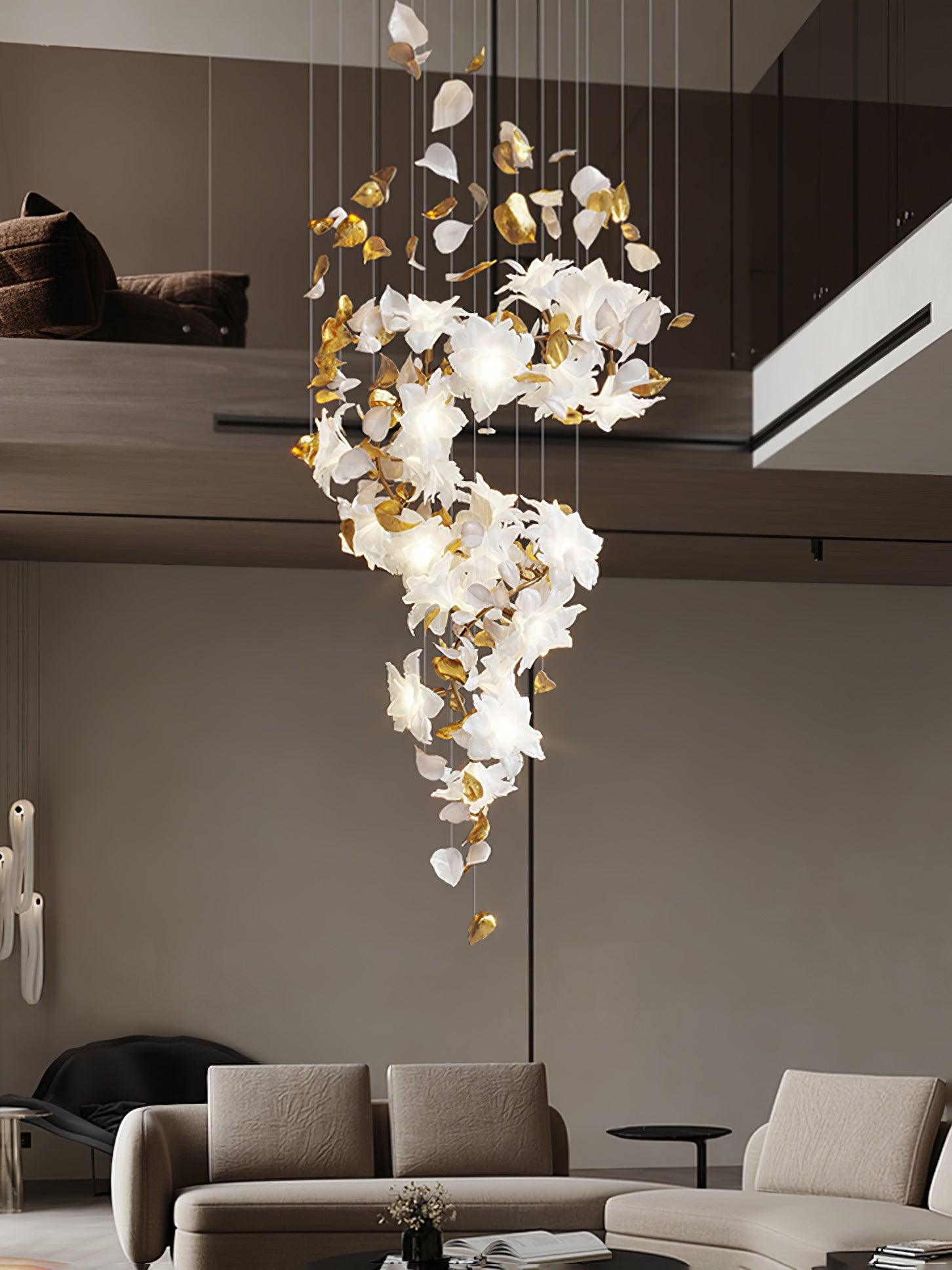Flying Flowers Fluttering Chandelier - Lumpaz