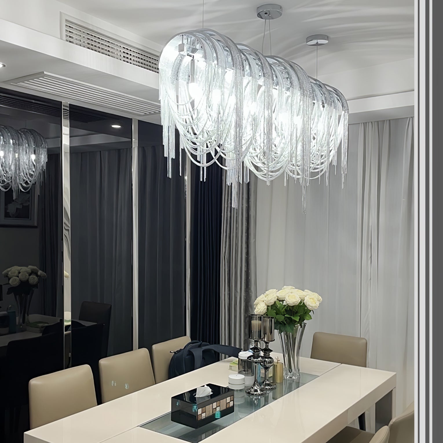 Length Chains Chandelier - Lumpaz