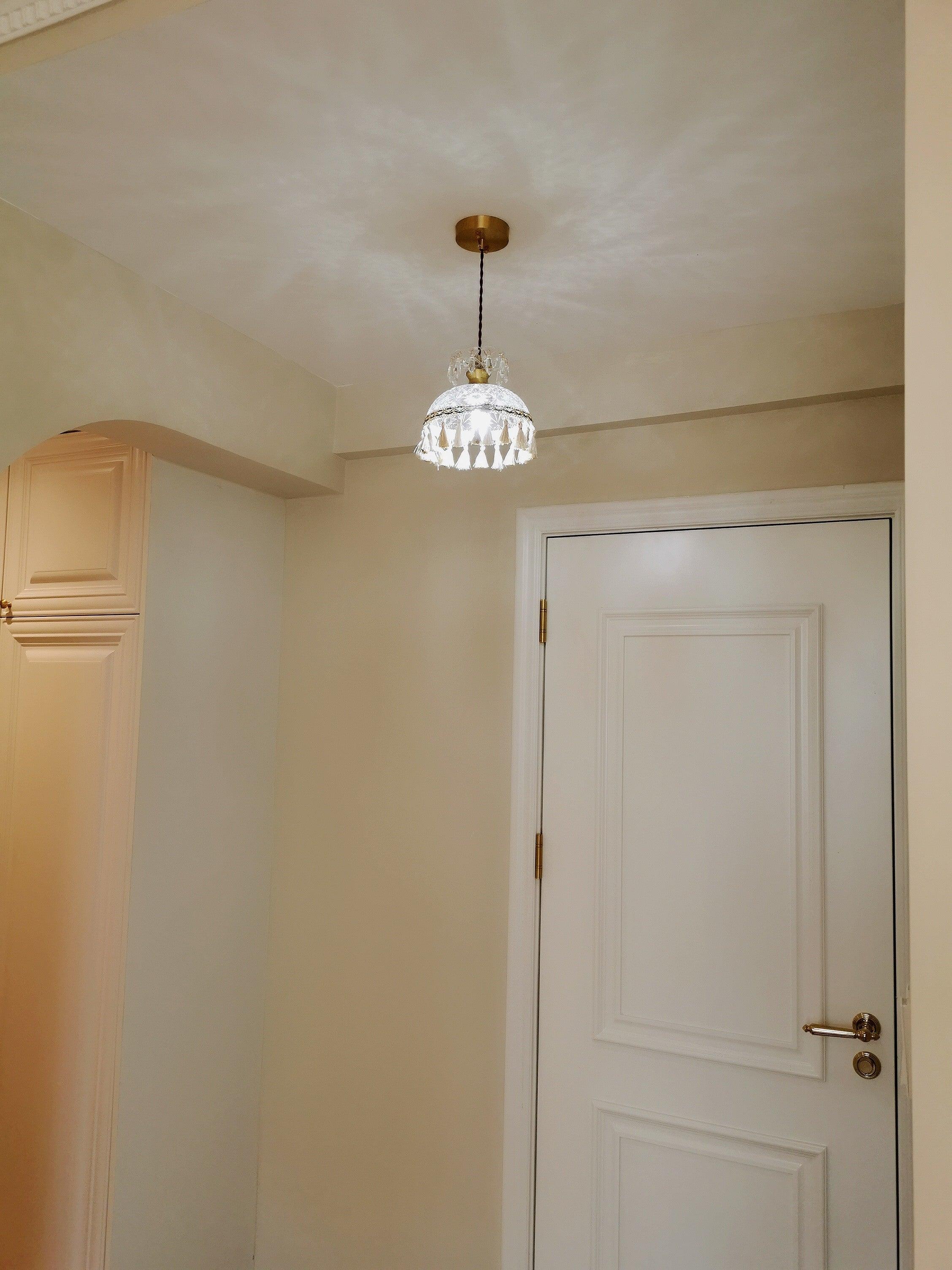 Bowl Tassel Pendant Light - Lumpaz
