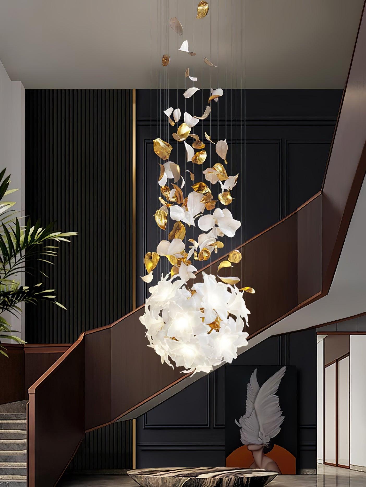 Flying Flowers Fluttering Chandelier - Lumpaz