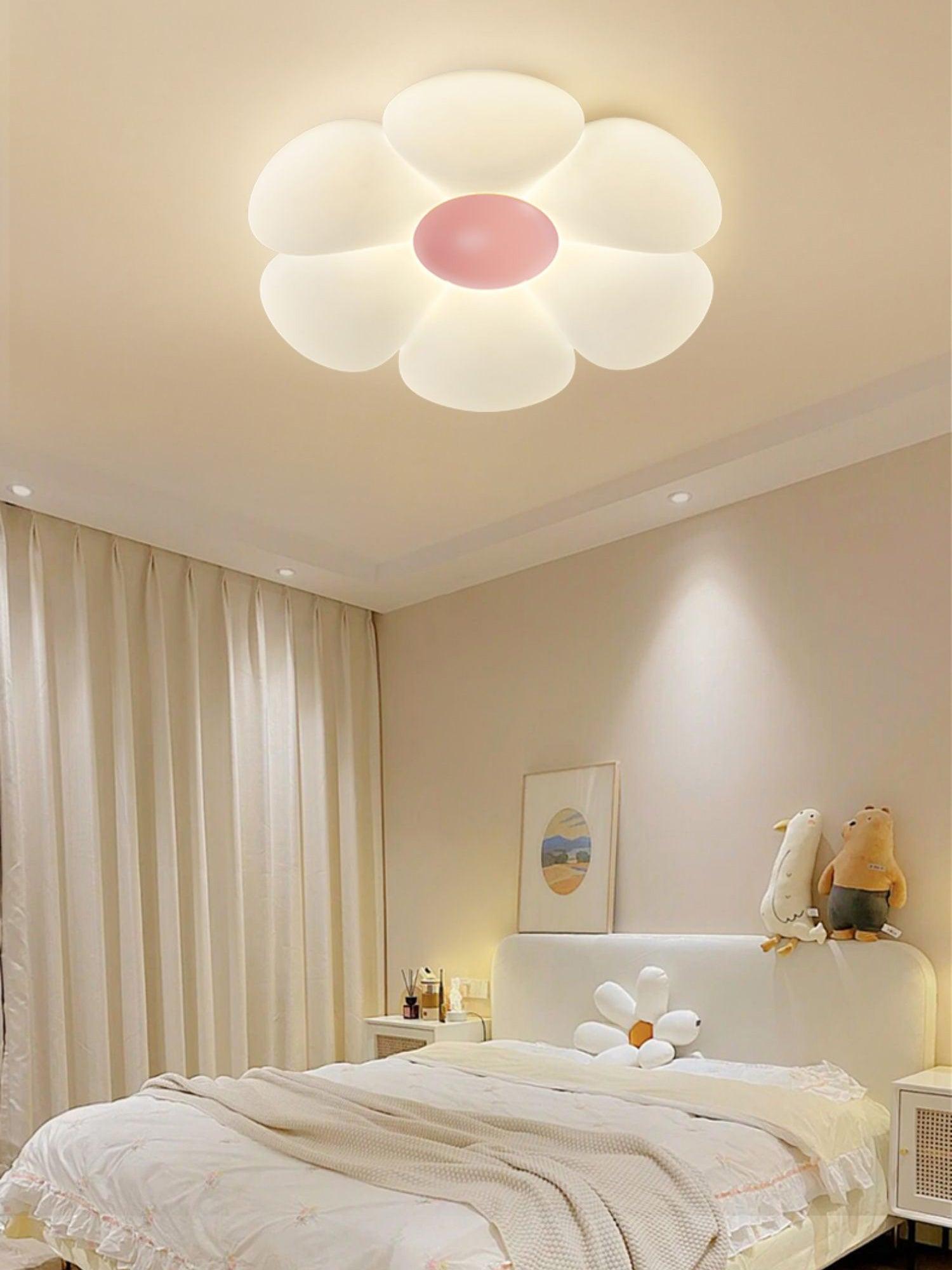 Six-leaf Flower Kids Room Ceiling Lamp - Lumpaz
