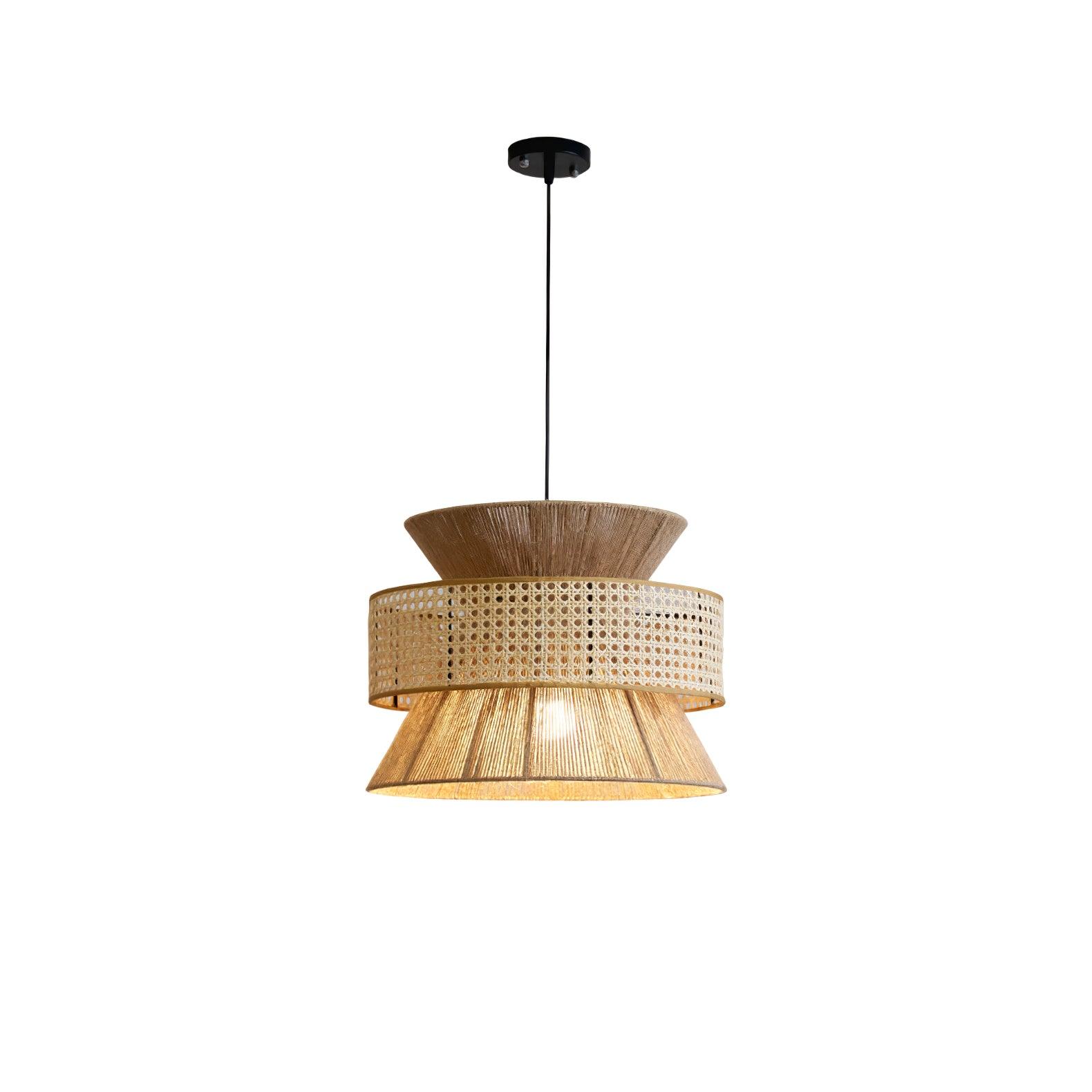 Rattan Bamboo Pendant Lamp - Lumpaz