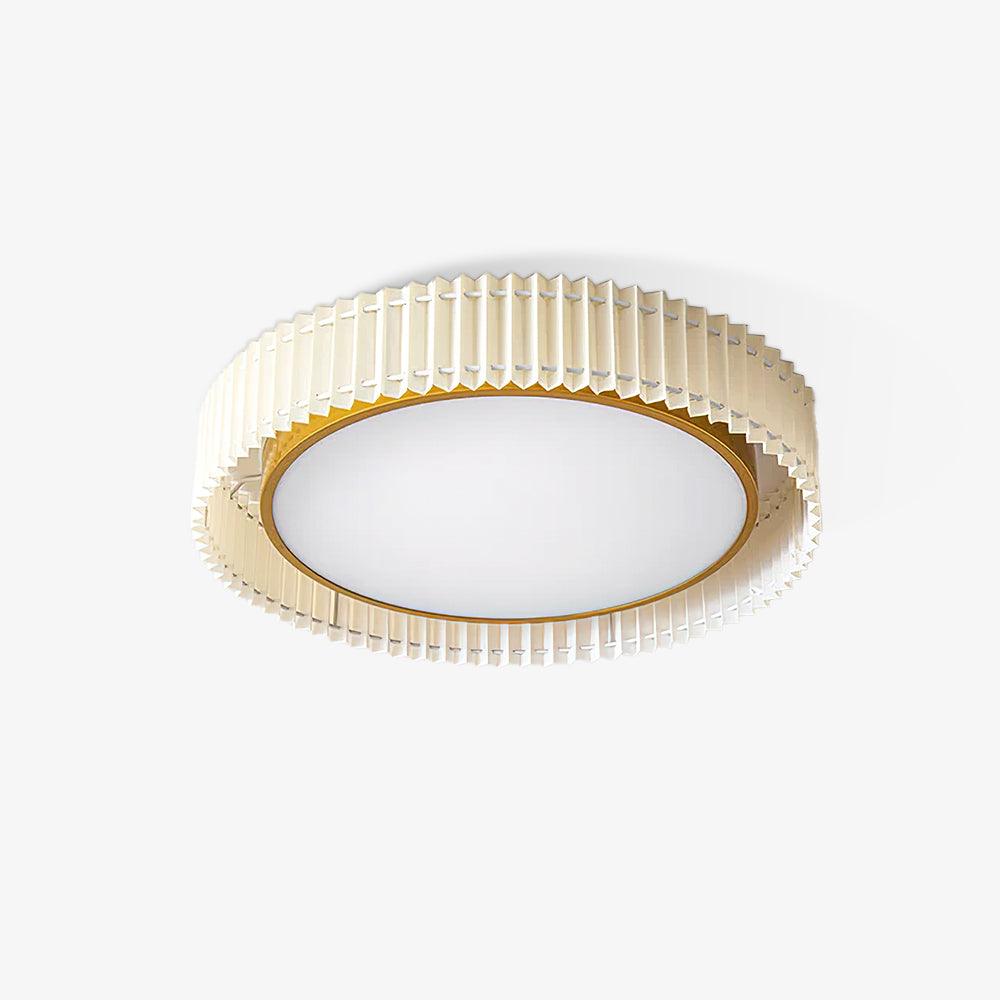 Round Pleated Ceiling Lamp - Lumpaz