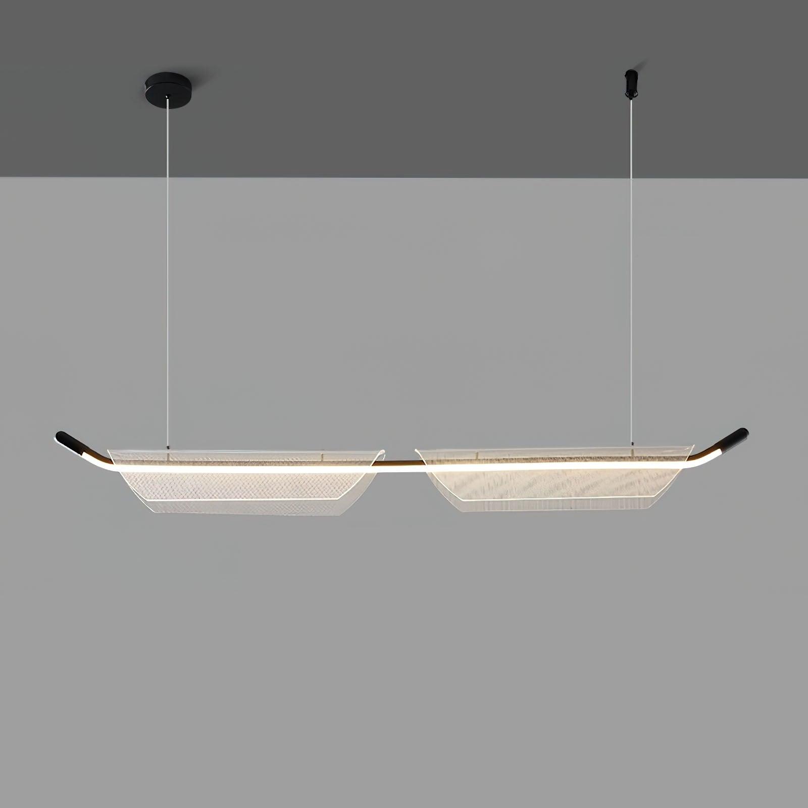 Two Boats Acrylic Pendant Light - Lumpaz