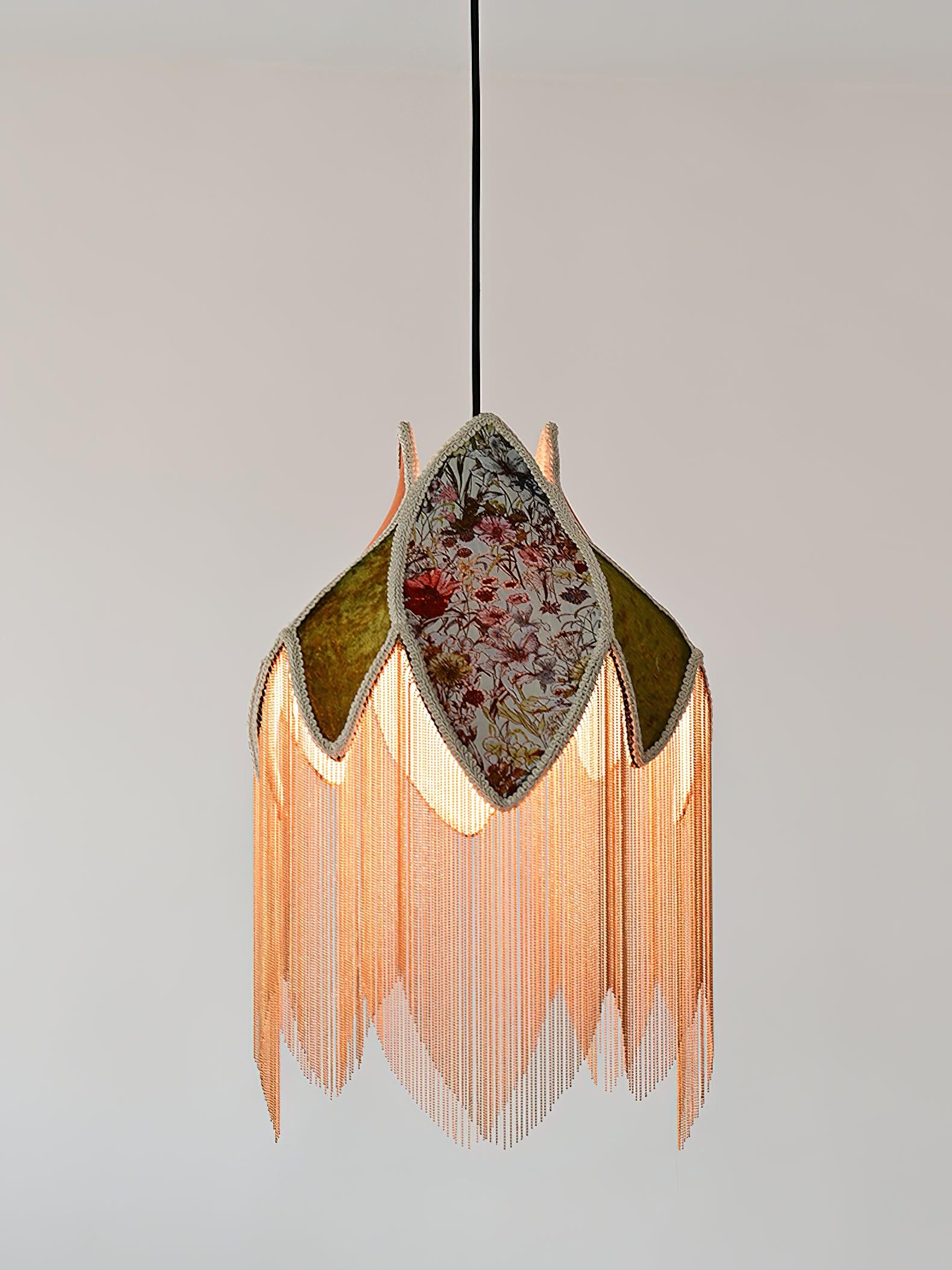 Bette Fringed Pendant Lamp - Lumpaz