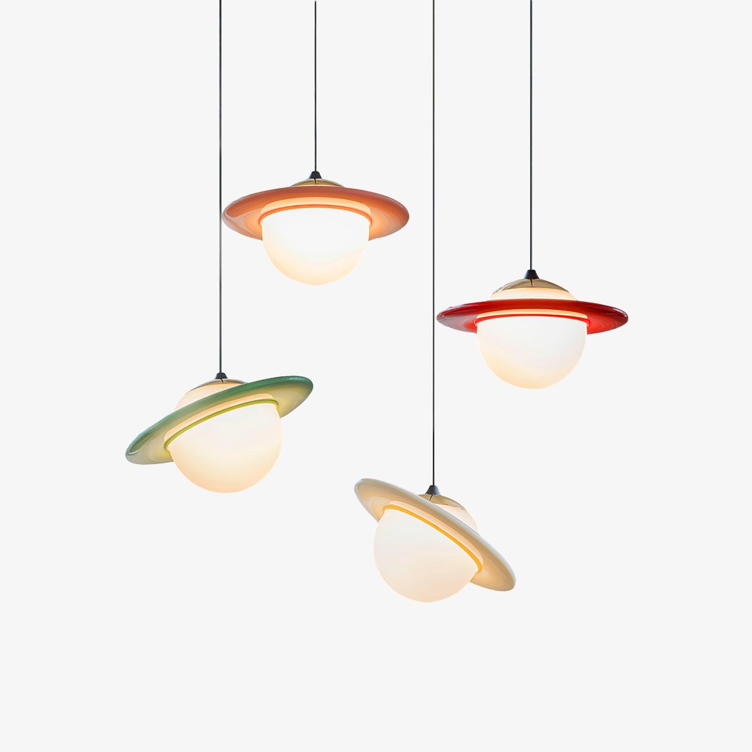 Saturn Planet Pendant Lamp - Lumpaz