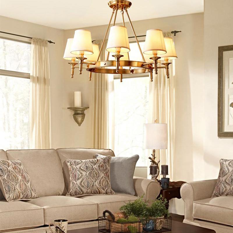 Antique Brass Chandelier - Lumpaz