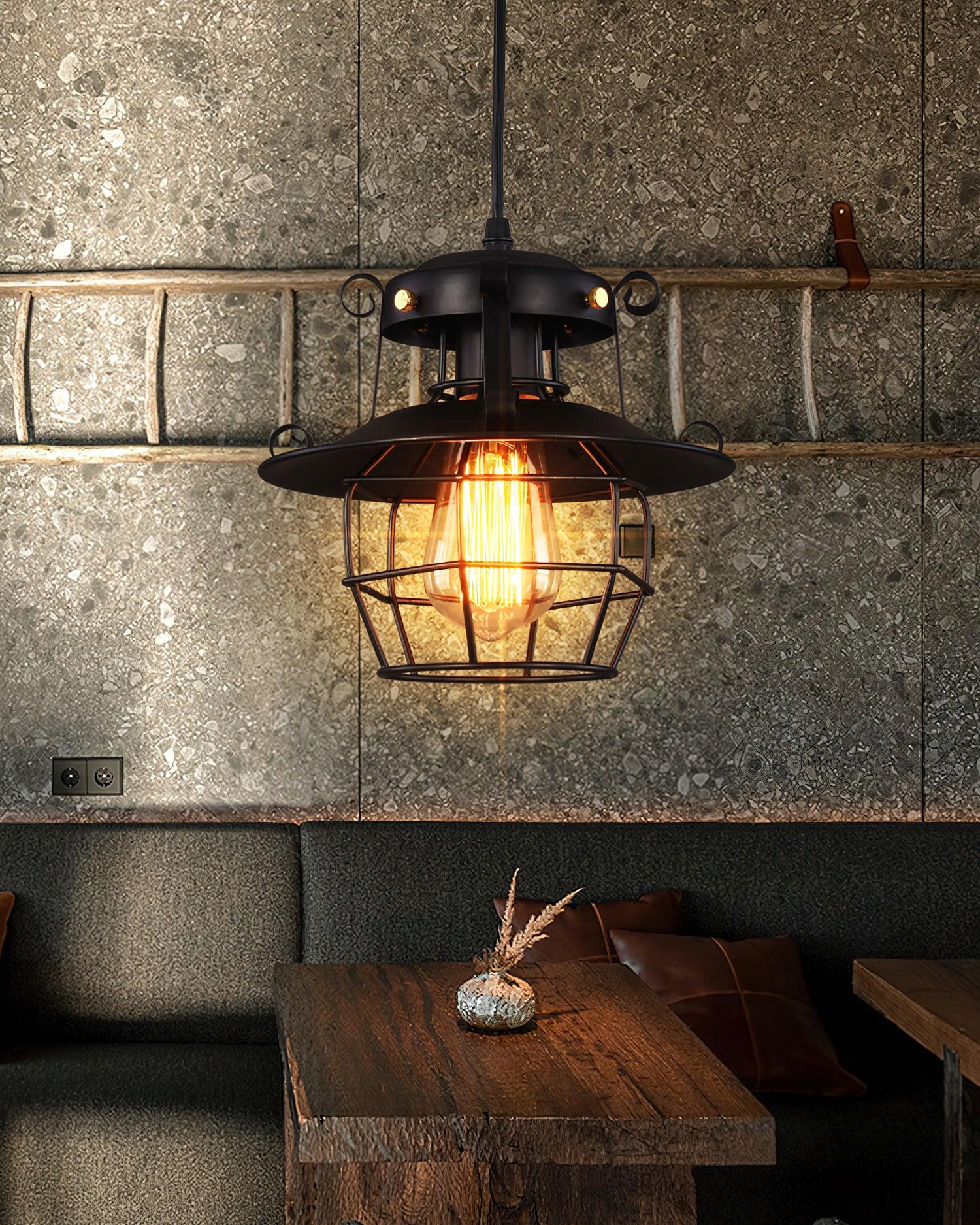 Retro Birdcage Pendant Light - Lumpaz