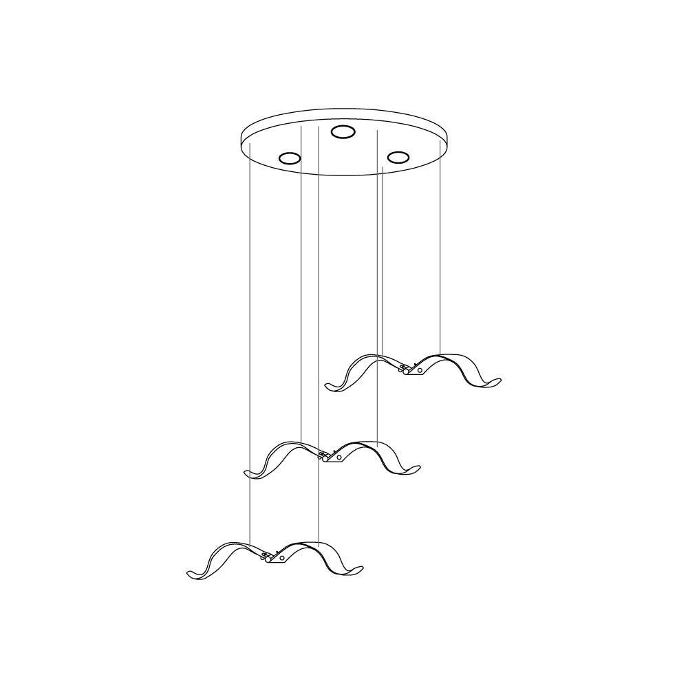 Large Seagull Chandelier - Lumpaz