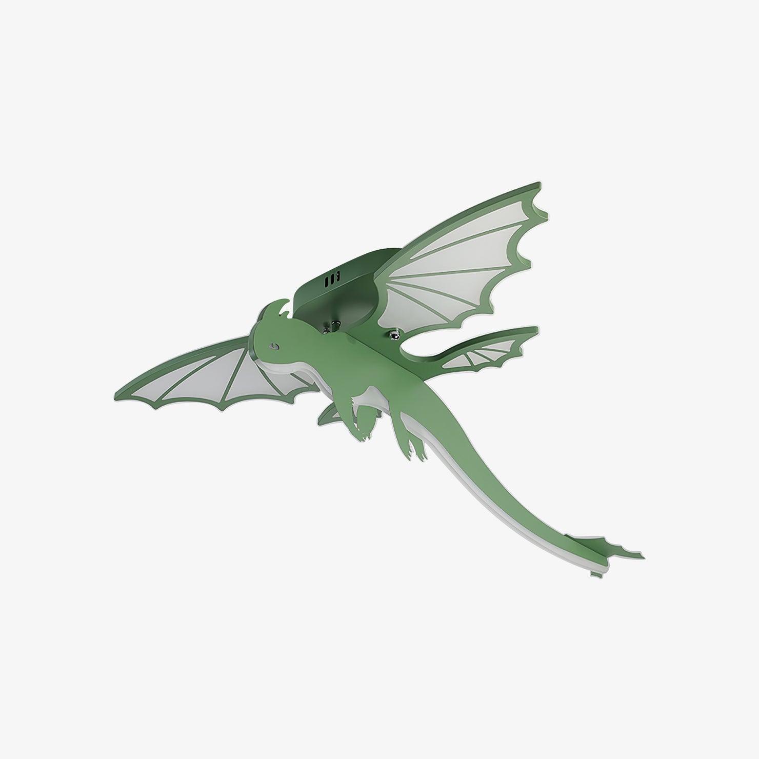 Green Dinosaur Ceiling Light - Lumpaz
