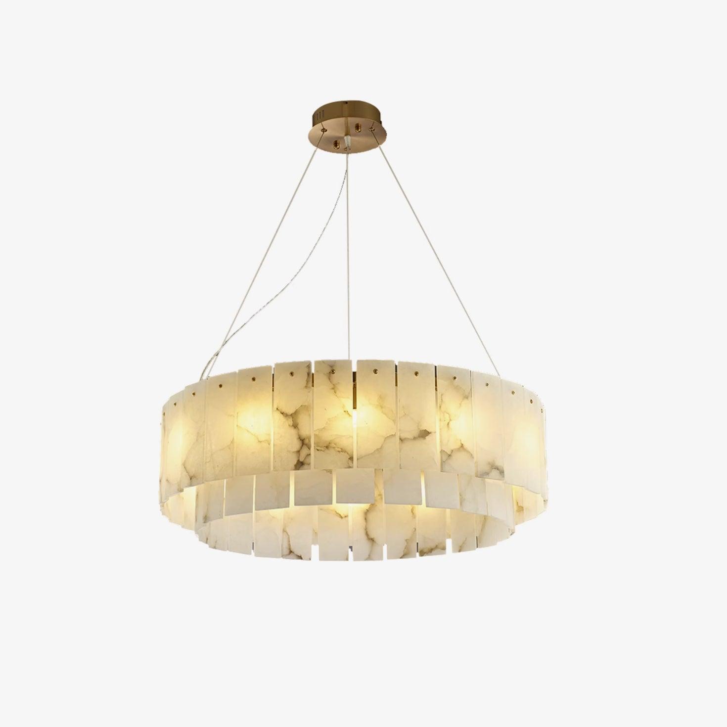 Rock Alabaster Chandelier - Lumpaz