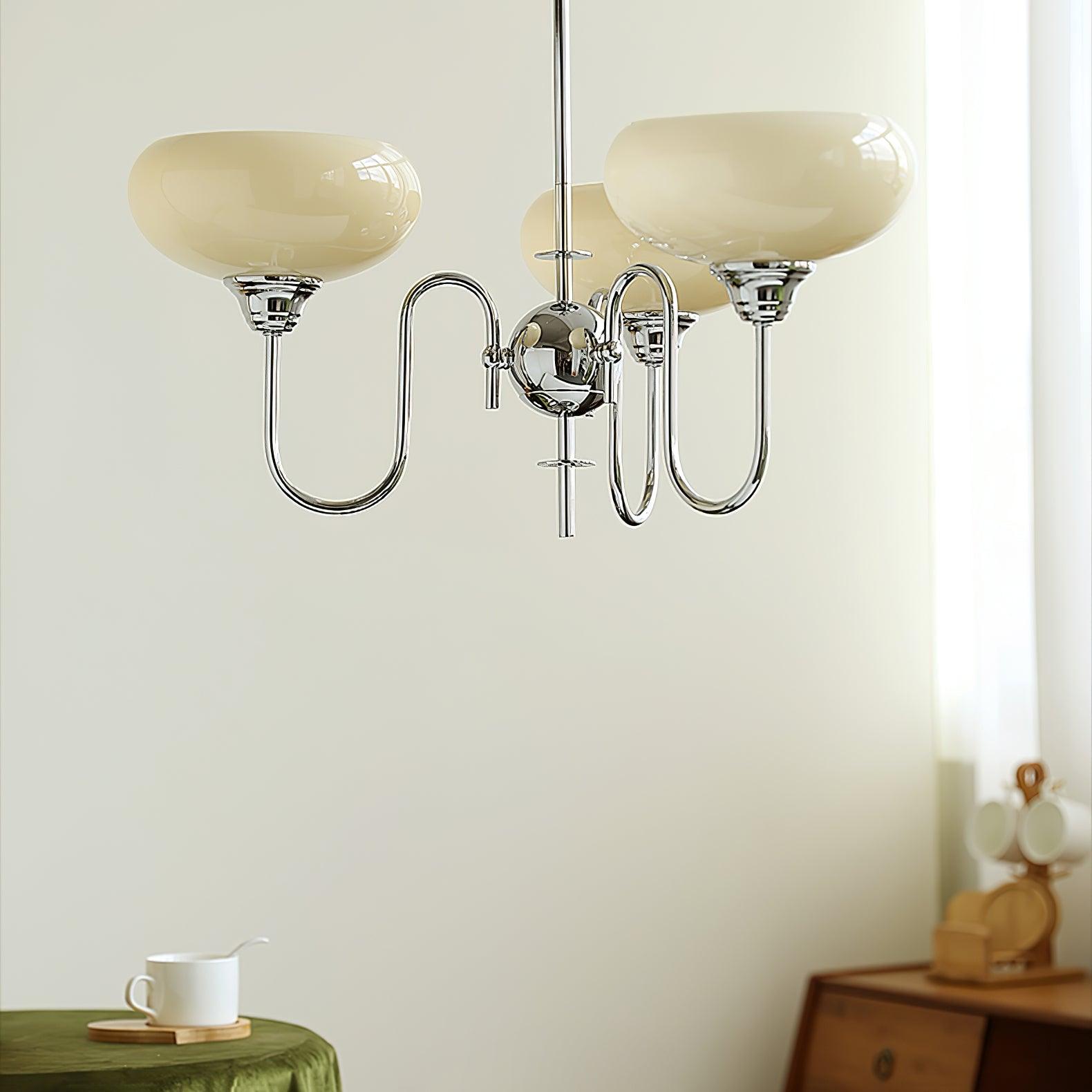 Creamy Persimmon Chandelier - Lumpaz