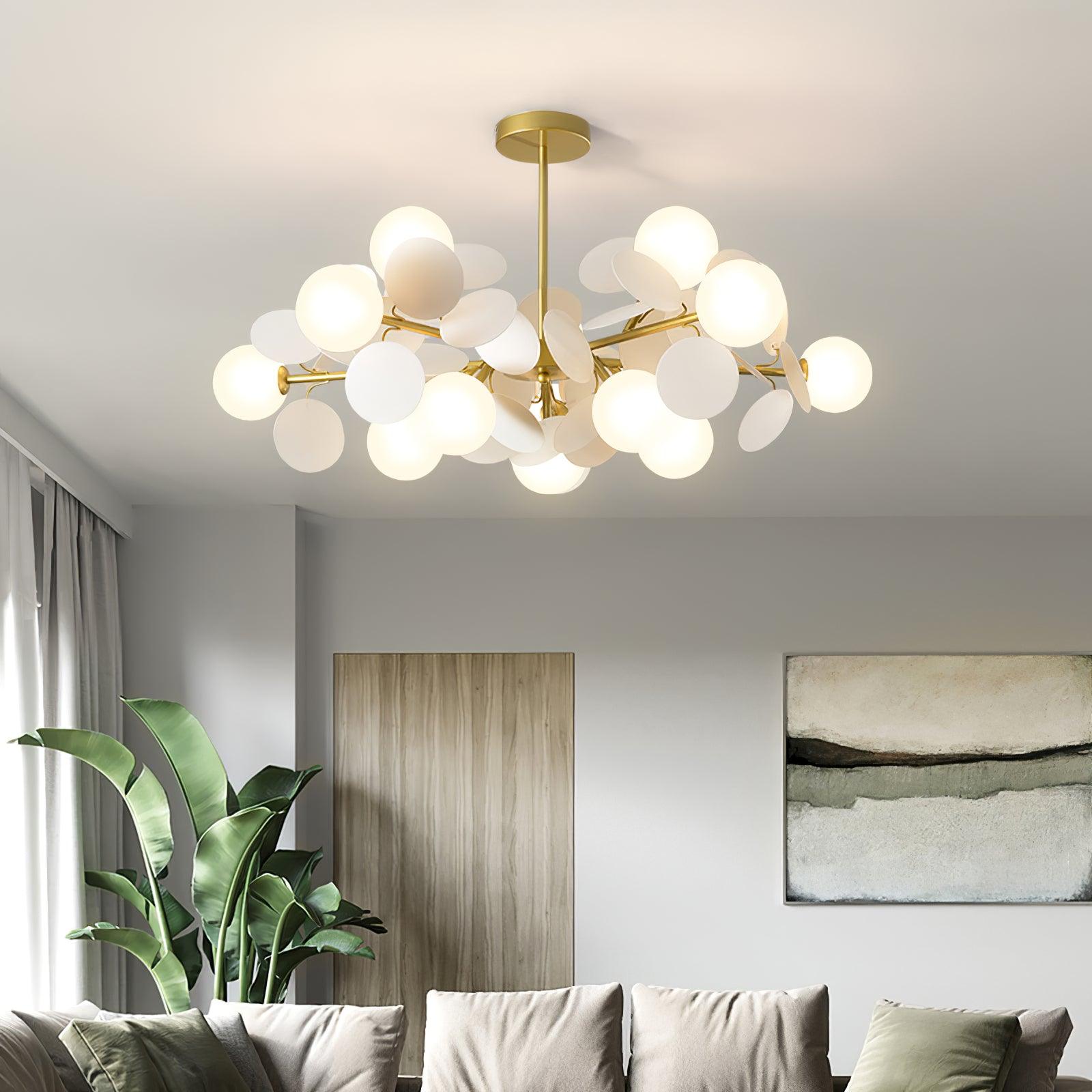 Off White Tree Chandelier - Lumpaz
