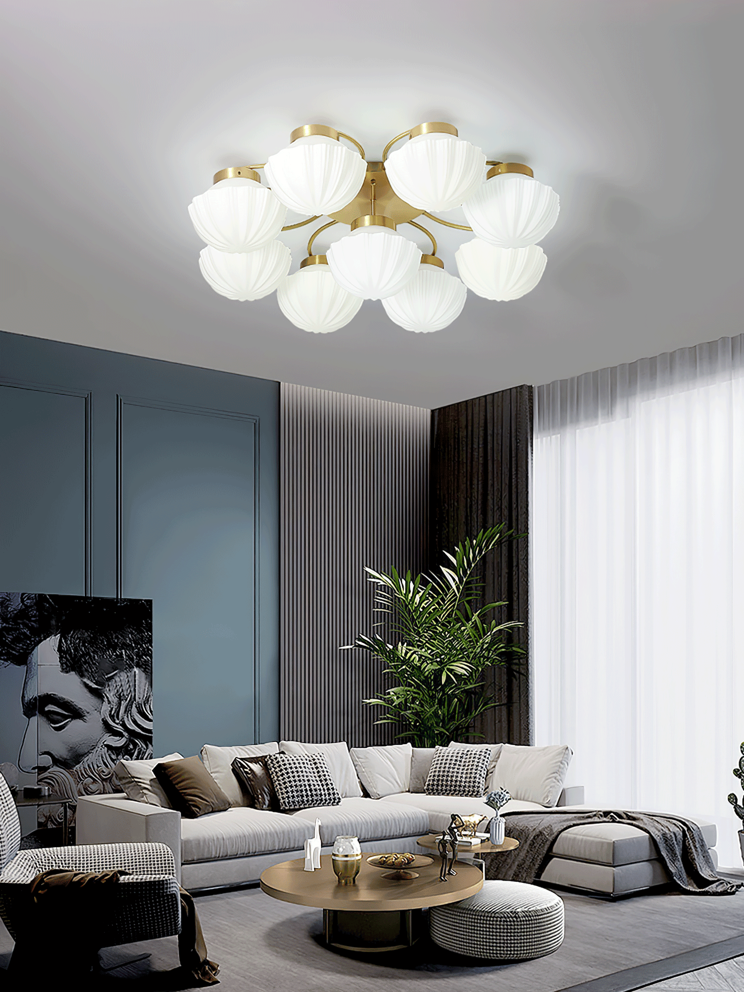 Orbital Glow Ceiling Light - Lumpaz