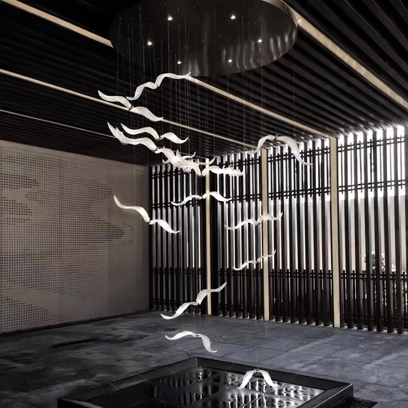 Large Seagull Chandelier - Lumpaz