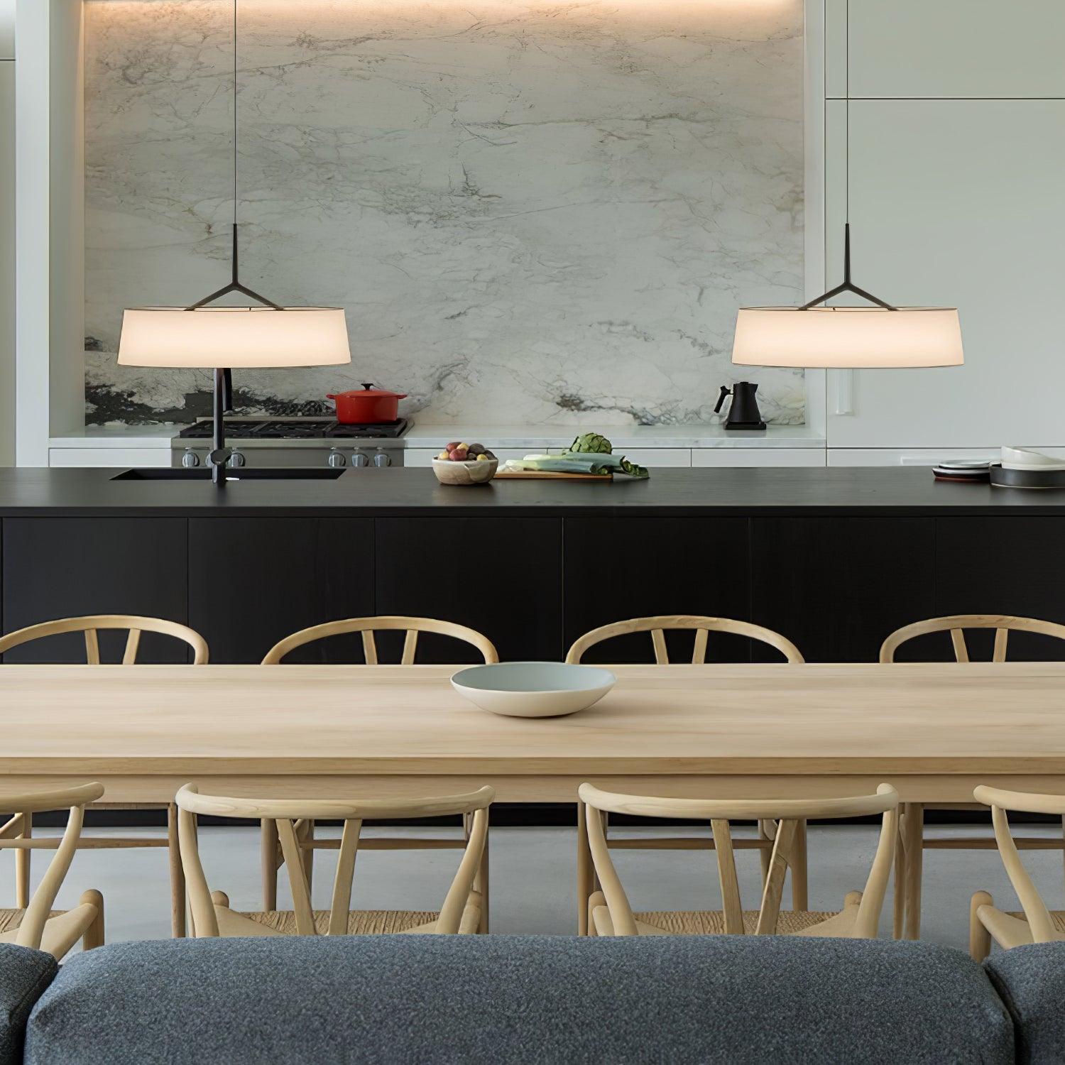 Paper Glow Circular Pendant Lamp - Lumpaz