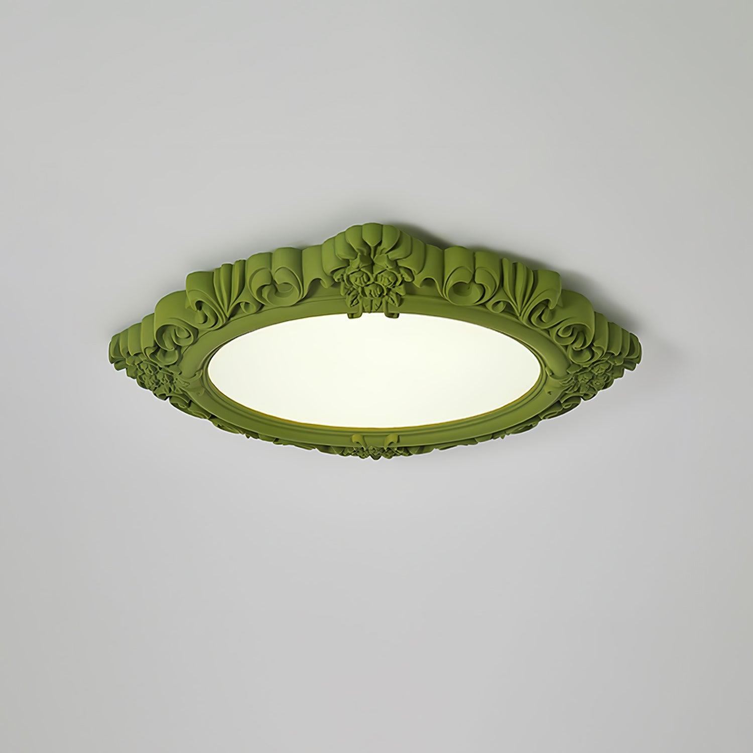 Sculpted Resin Ceiling Lamp - Lumpaz