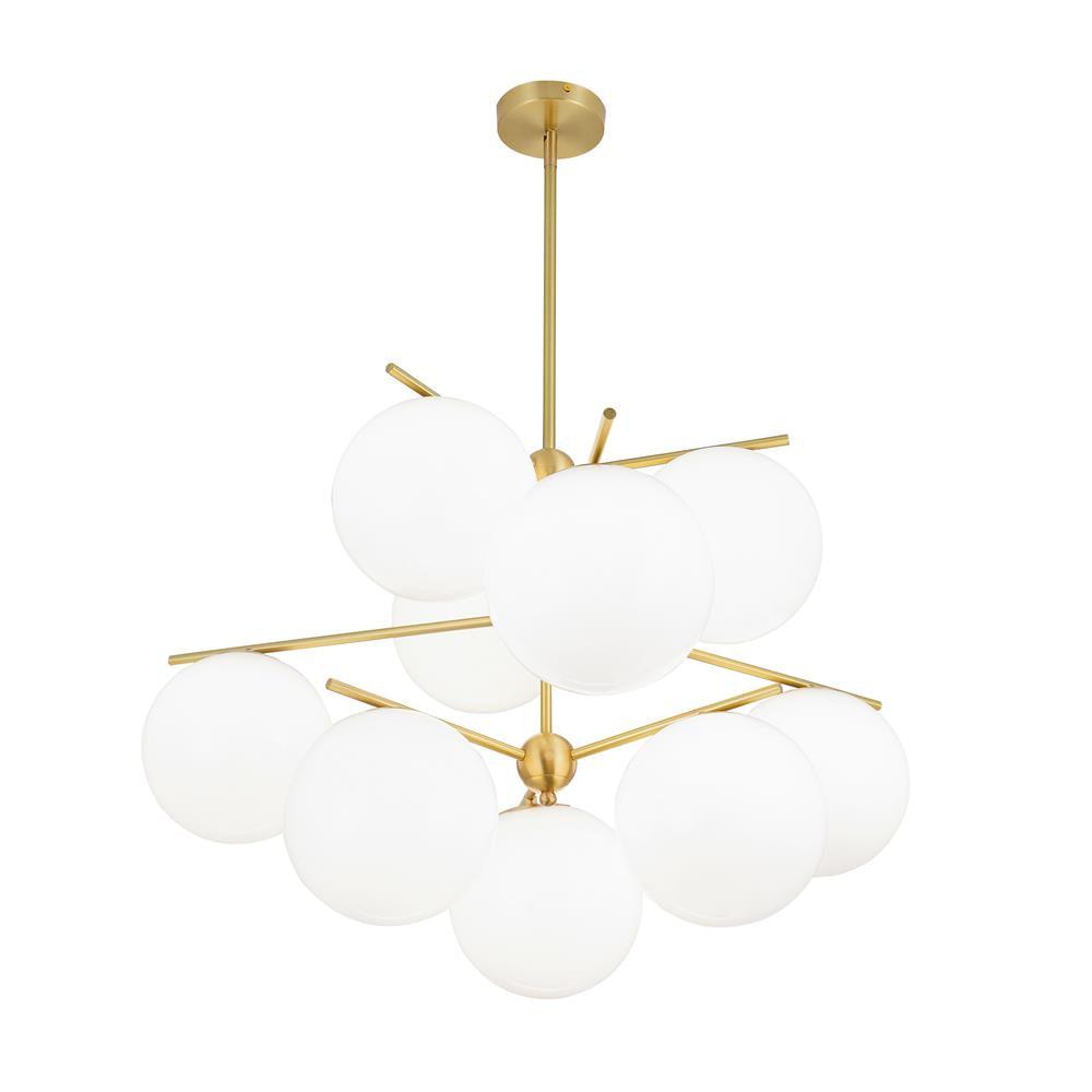 Sphere & Stem Chandelier - Lumpaz