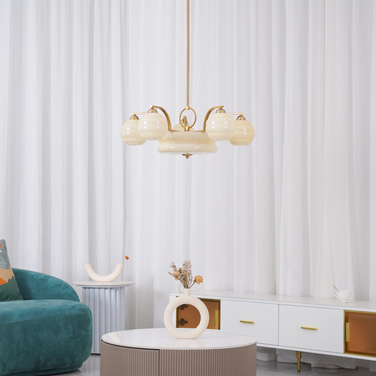 Art Deco Vintage Chandelier - Lumpaz