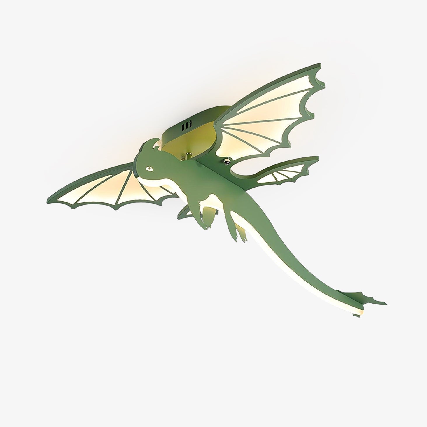 Green Dinosaur Ceiling Light - Lumpaz